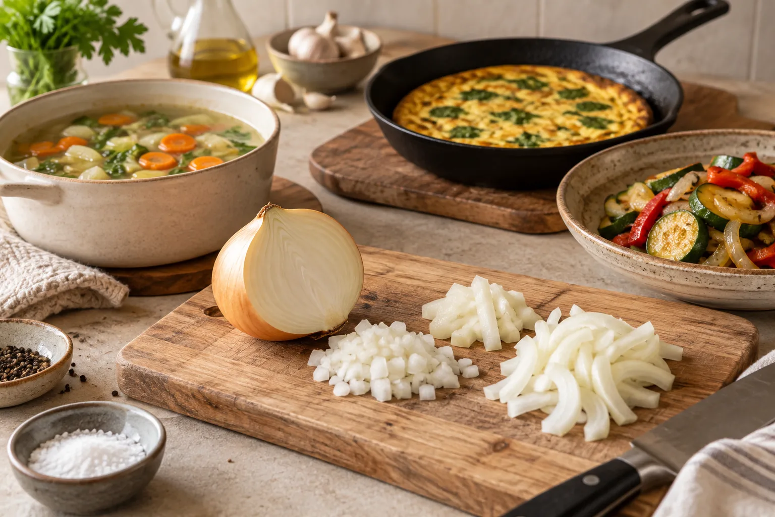 Media cebolla, muchas posibilidades: cómo aprovecharla al cocinar