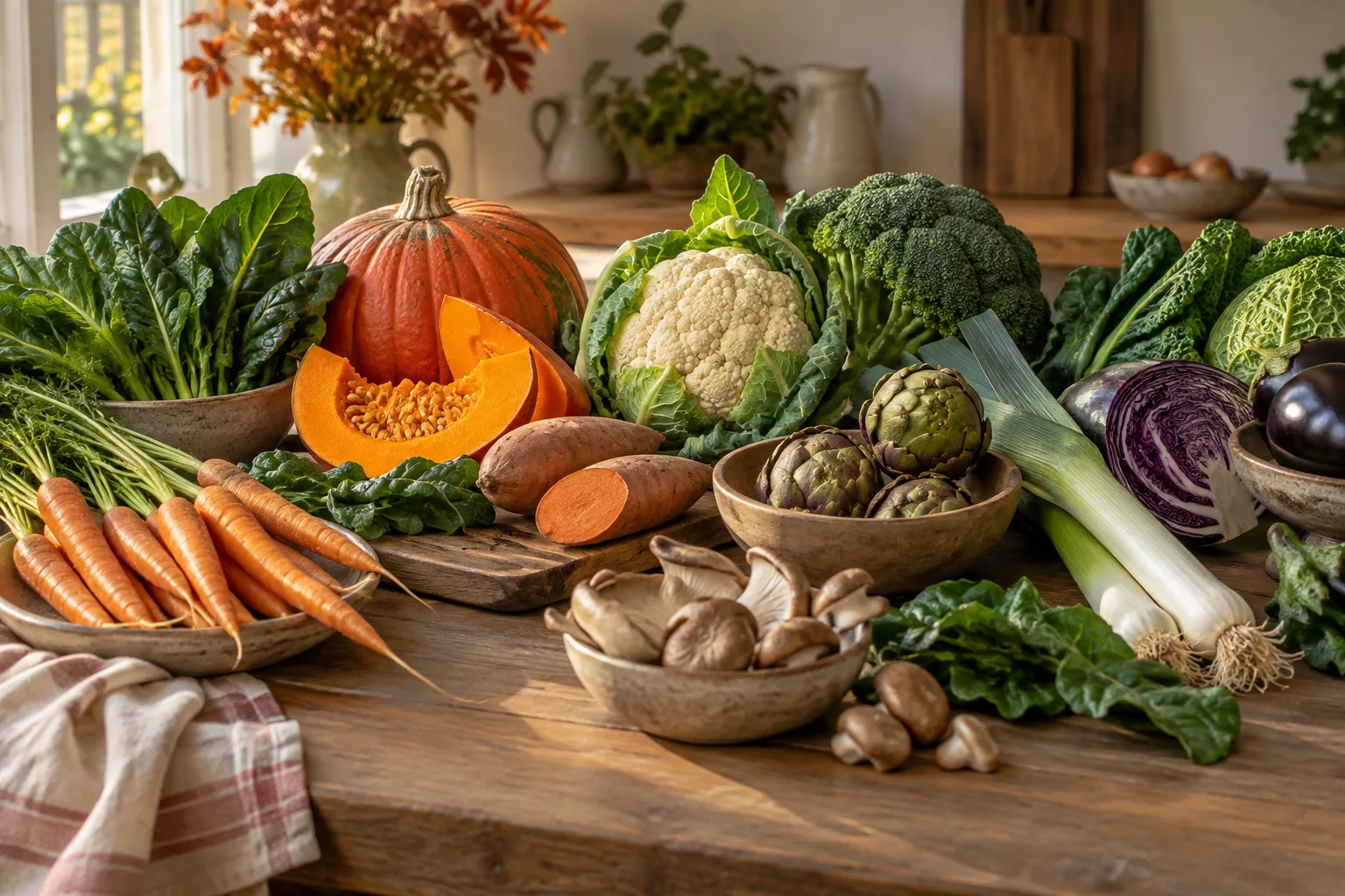 Qué comprar y cómo cocinar verduras de otoño