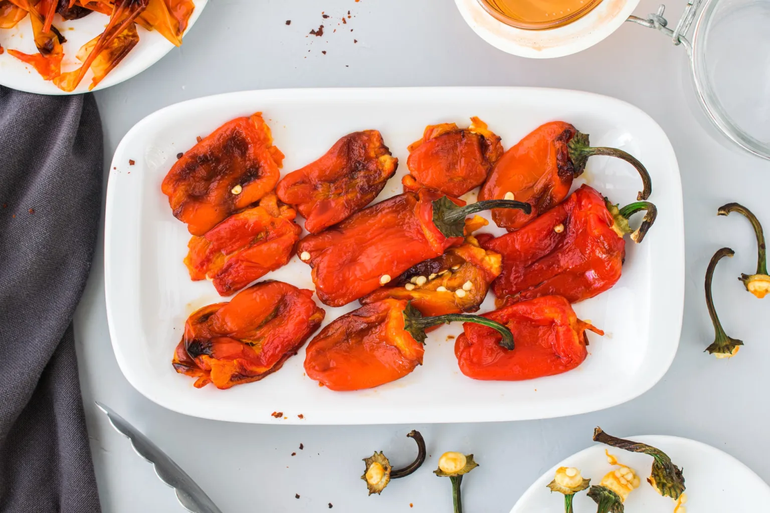 Pimentos assados