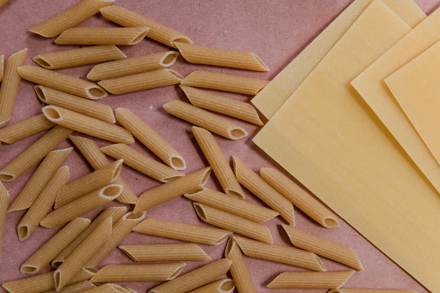 Backfertige Lasagneplatten