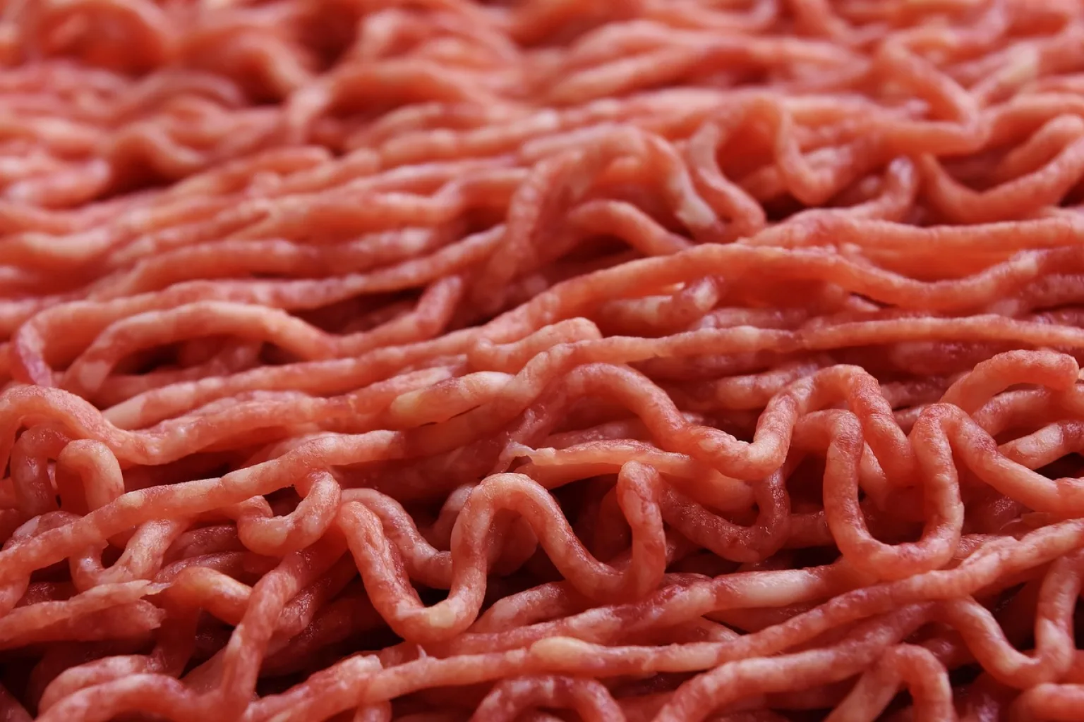 Mixed ground pork and beef