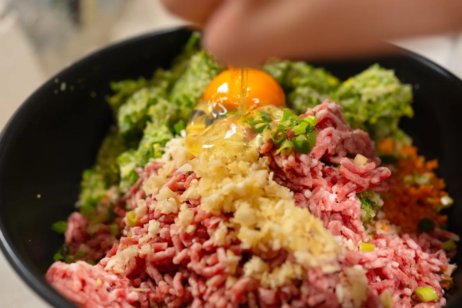 Gehacktes Hähnchenfleisch