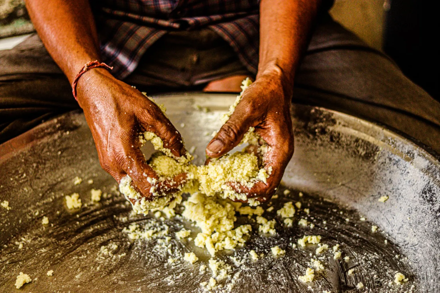 Ghee para a massa