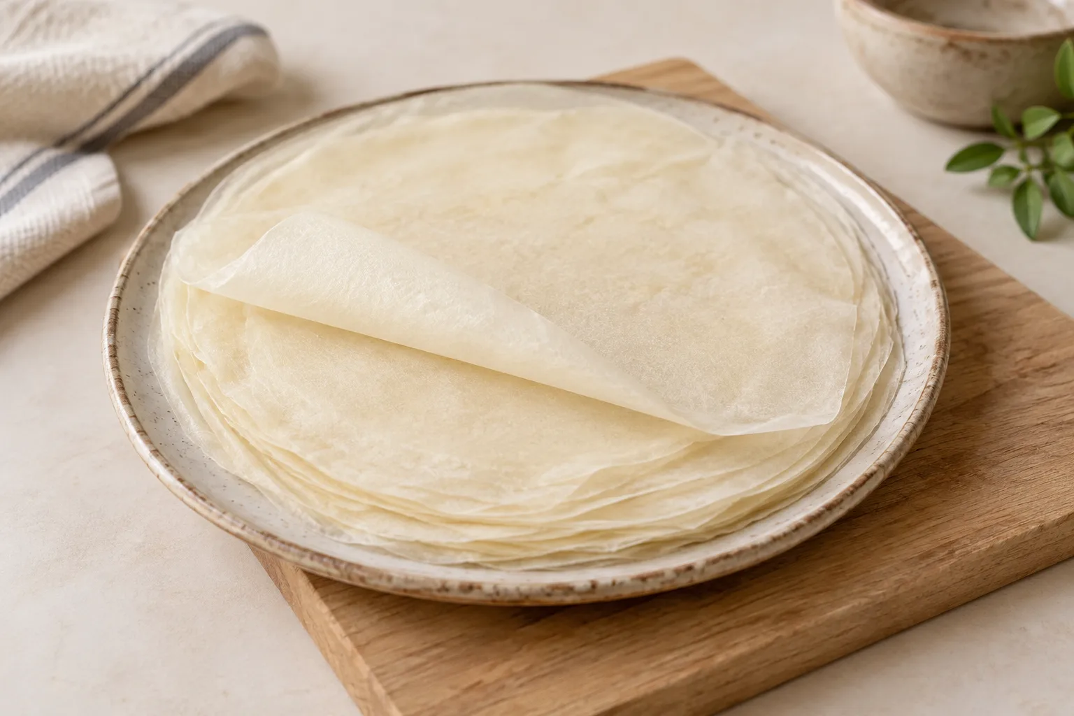 Brik pastry sheet