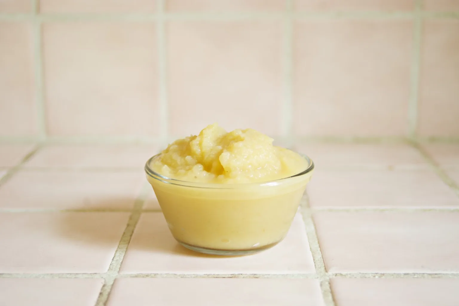 Puré de maçã sem açúcar