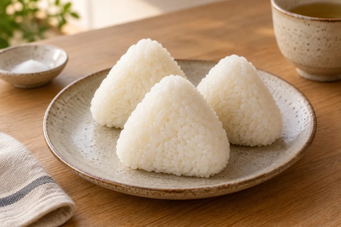 Einfaches japanisches Onigiri