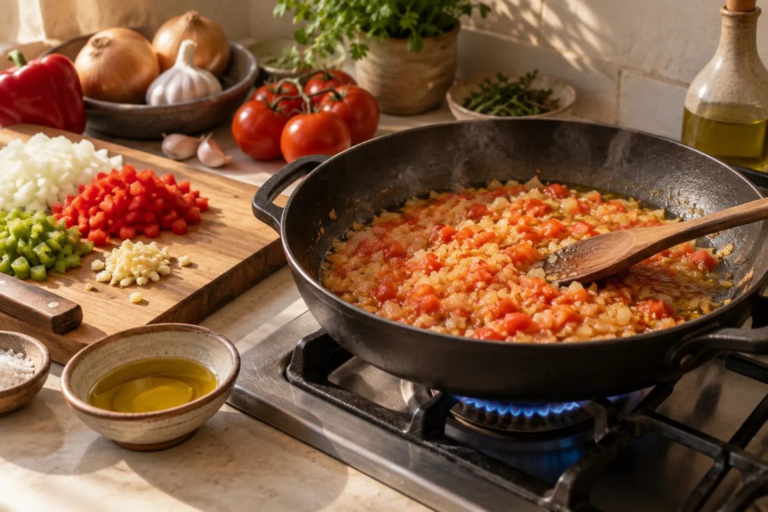 Claves técnicas para dominar el sofrito