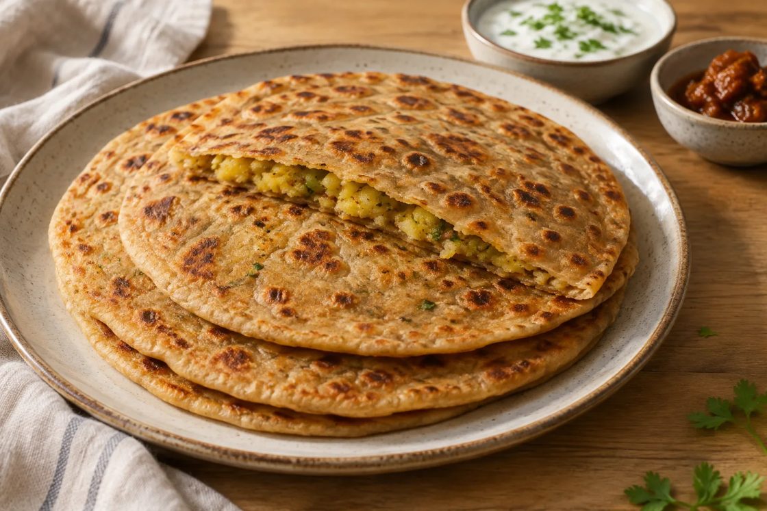 Pakistanisches Aloo Paratha
