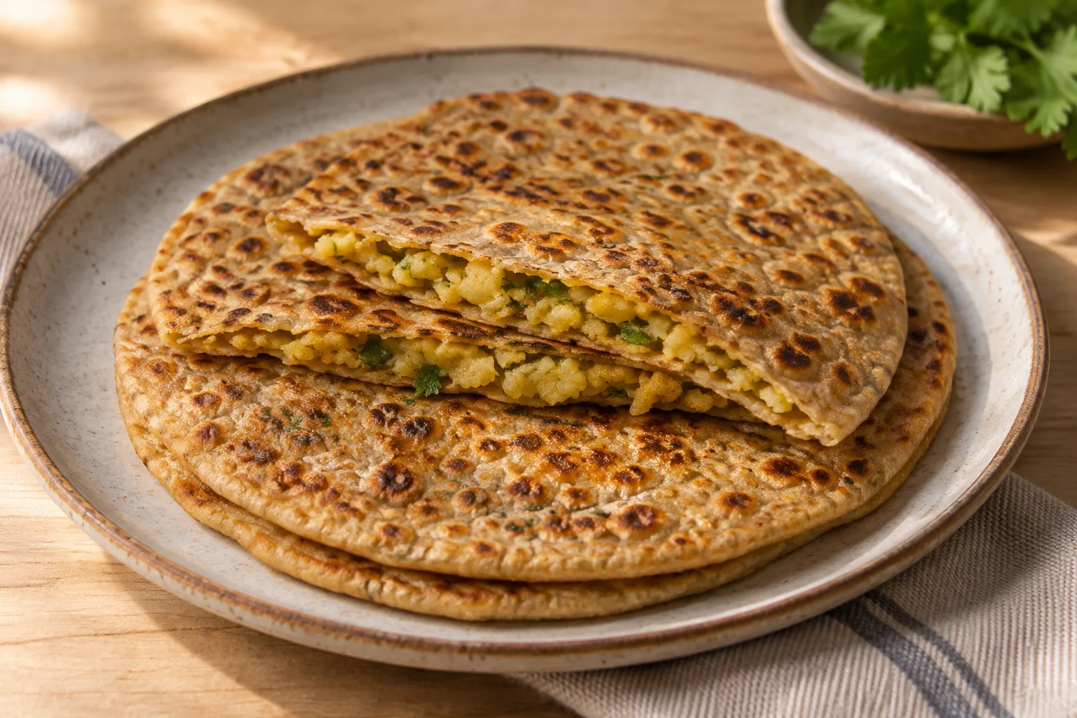 Aloo paratha pakistano