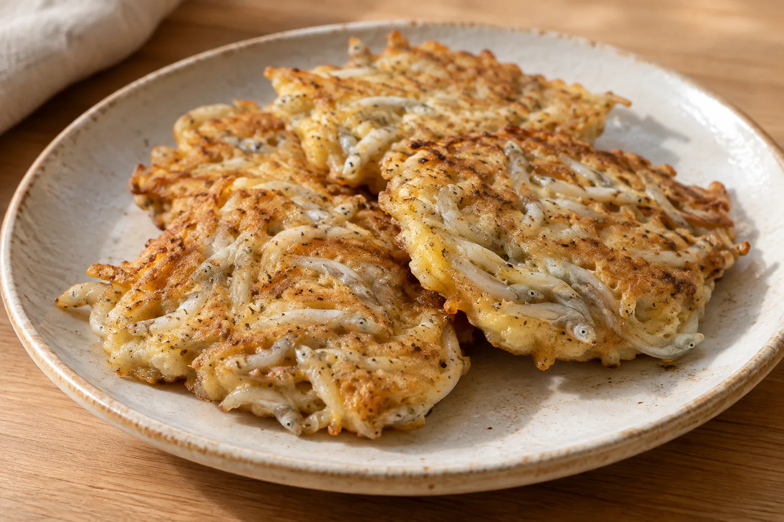 Frittelle neozelandesi di whitebait