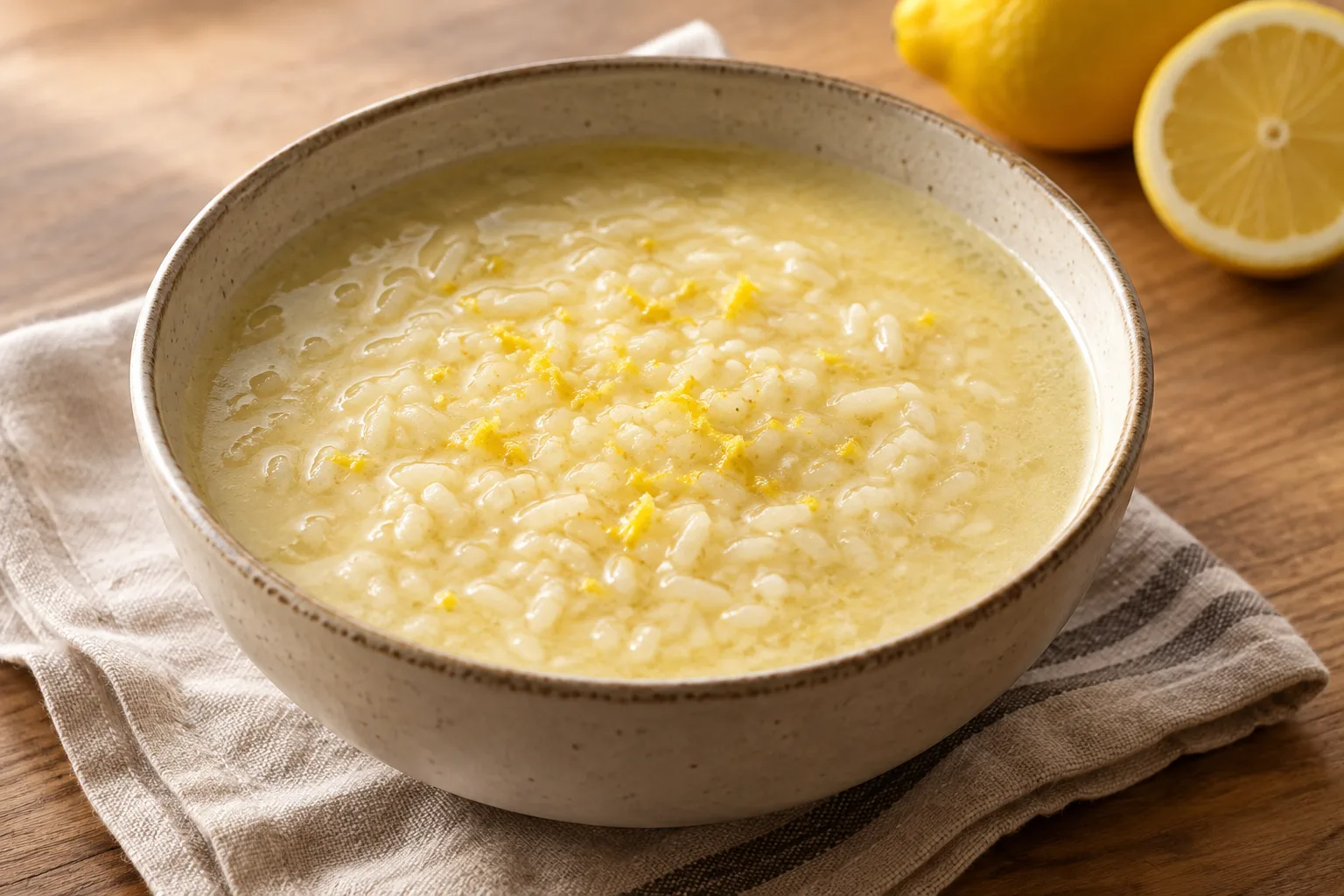 Zuppa greca avgolemono con riso