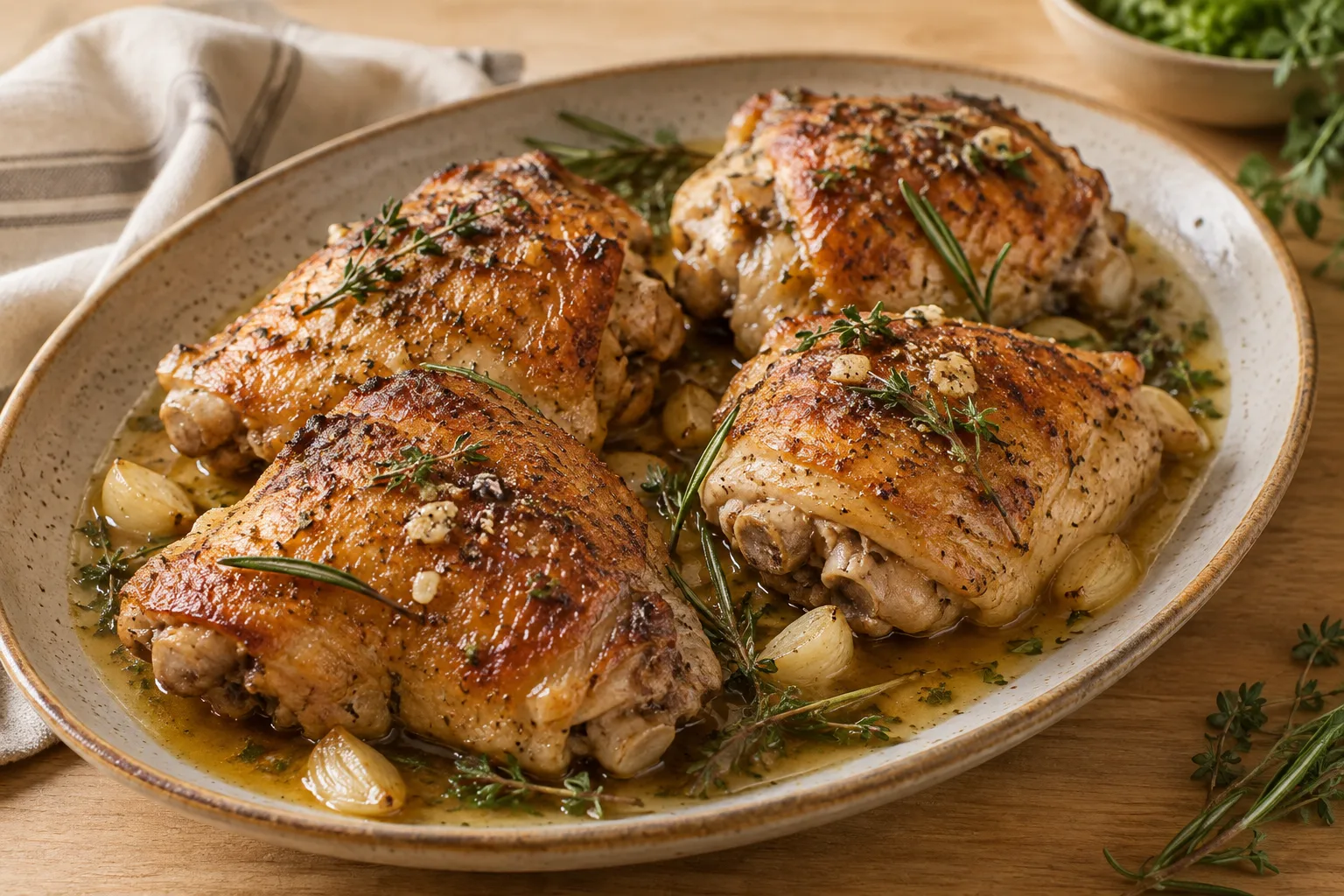 Tacchino al forno con erbe aromatiche
