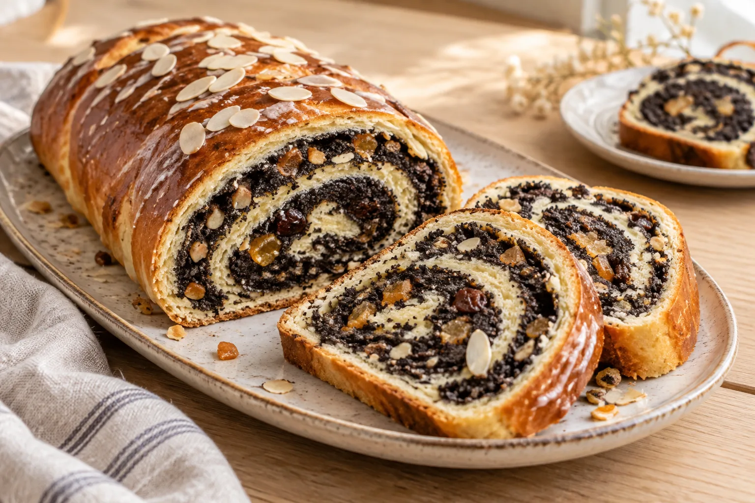 Makowiec polacco (rotolo ai semi di papavero)