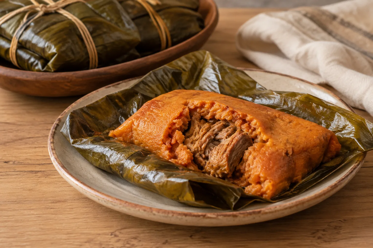 Tamales colorados guatemaltechi