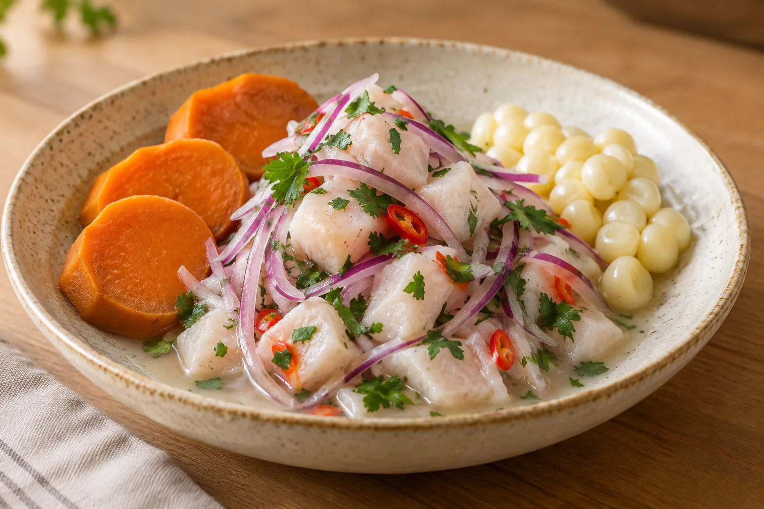 Ceviche peruviano classico