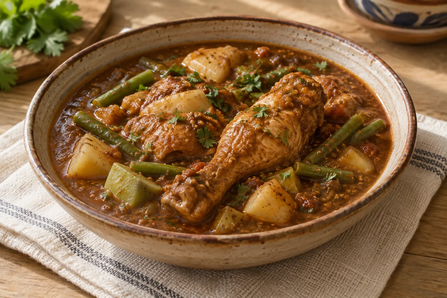 Pepián guatemalteco di pollo