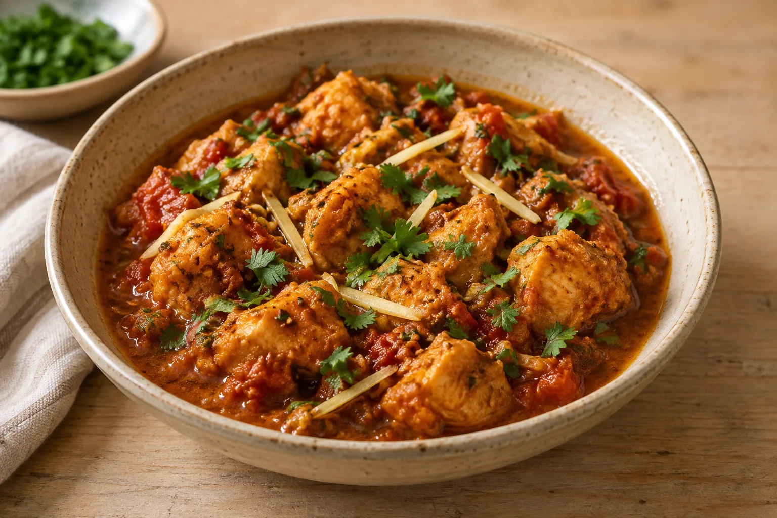 Pollo karahi pakistano